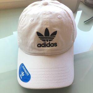White adidas hat